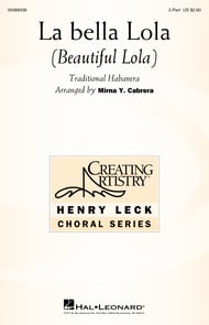 La Bella Lola Two-Part choral sheet music cover